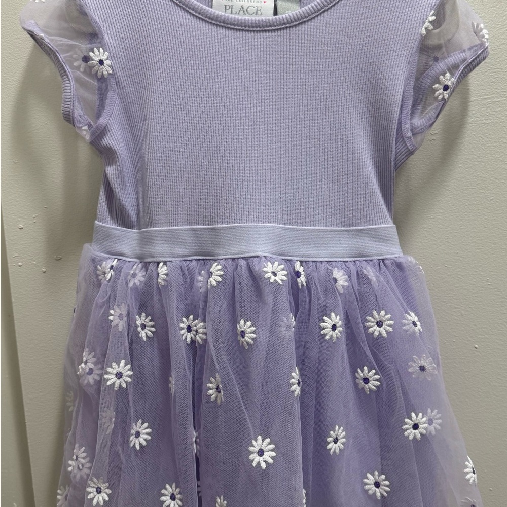 Purple Floral toddler girl dress 2T